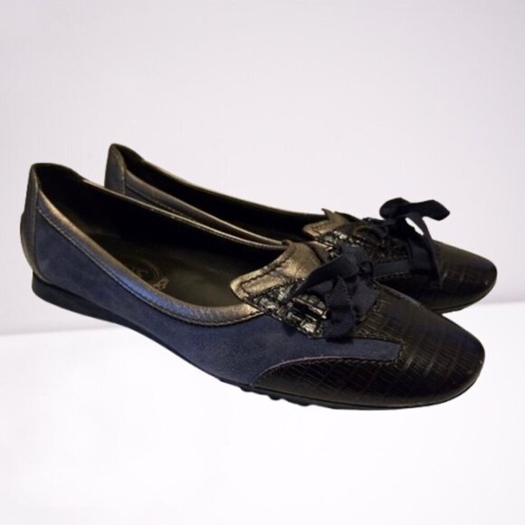Tod's Shoes - Tod's Leather And Suede Lace up Loafers Size 38
